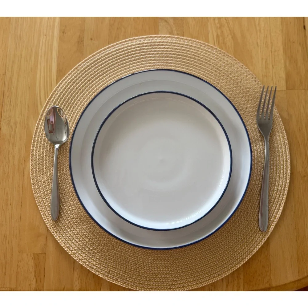 Set of 6 Round Woven Braided Placemats 15